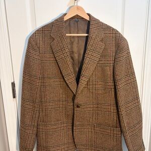 J.Crew 40S Moon Shetland Wool Glen Plaid Blazer